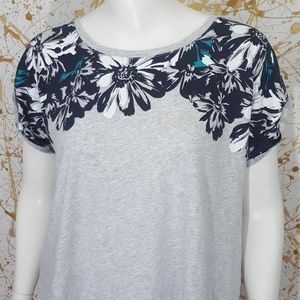 LOFT high low short sleeve top size Medium